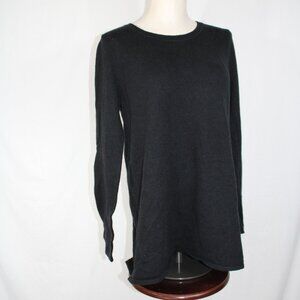 Soft Surroundings Sirena Wool/Alpaca Blend Sweater Black Size M